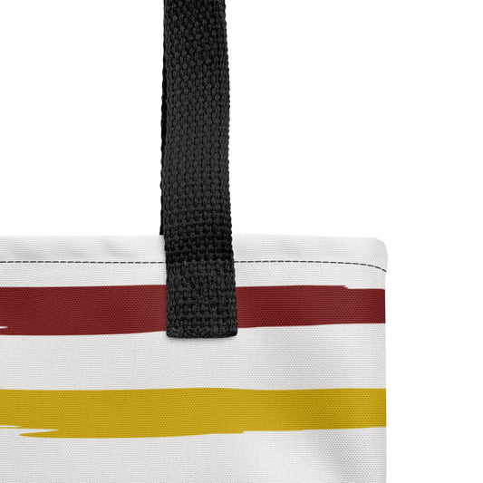 Elegant Brushstroke Tote Bag