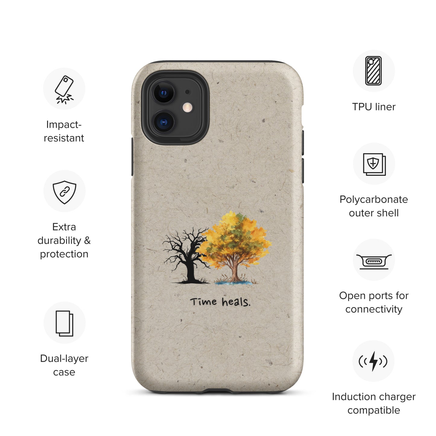 Time Heals – Phone Case