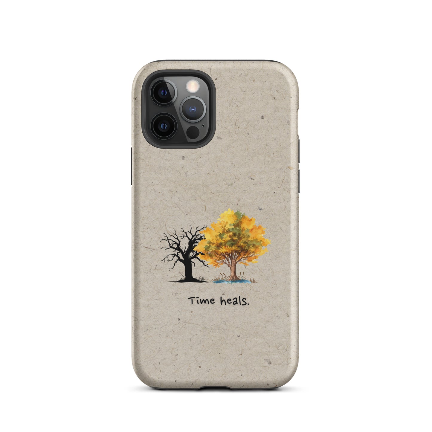 Premium protective phone case with emotional nature-inspired design